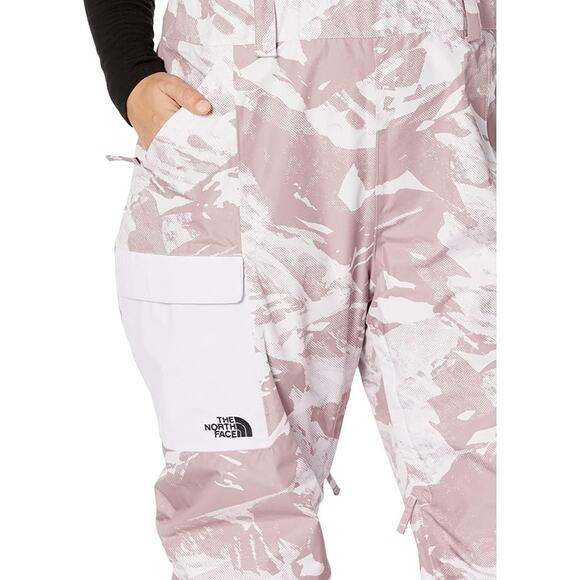 The North Face Women's Freedom Snow Bib Lavender Fog Tonal Mtnscp Prt 2X Short - Picture 4 of 5